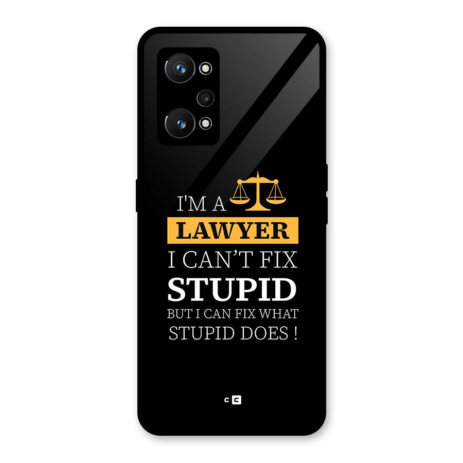 Fix Stupid Case Glass Back Case for Realme GT Neo 3T