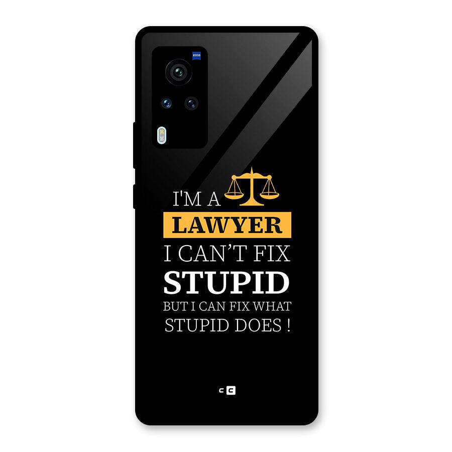Fix Stupid Case Glass Back Case for Vivo X60 Pro