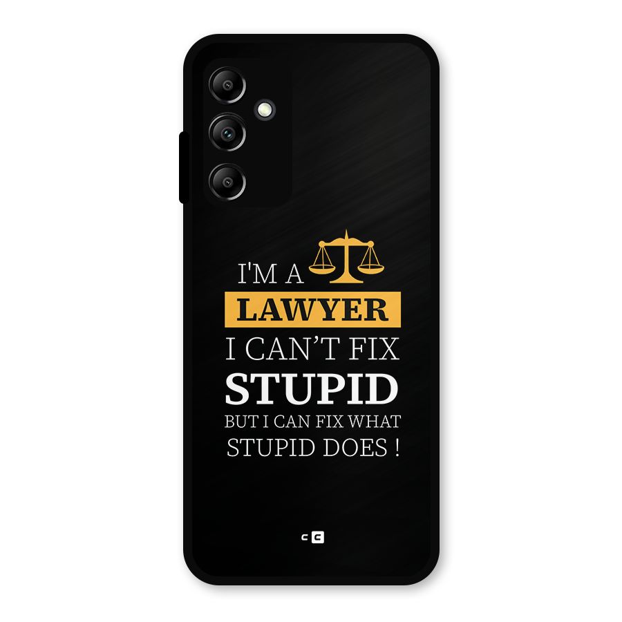 Fix Stupid Case Metal Back Case for Galaxy A14 5G