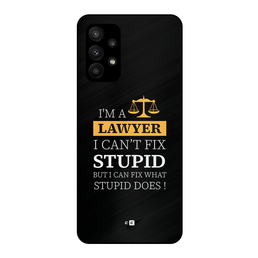 Fix Stupid Case Metal Back Case for Galaxy A23