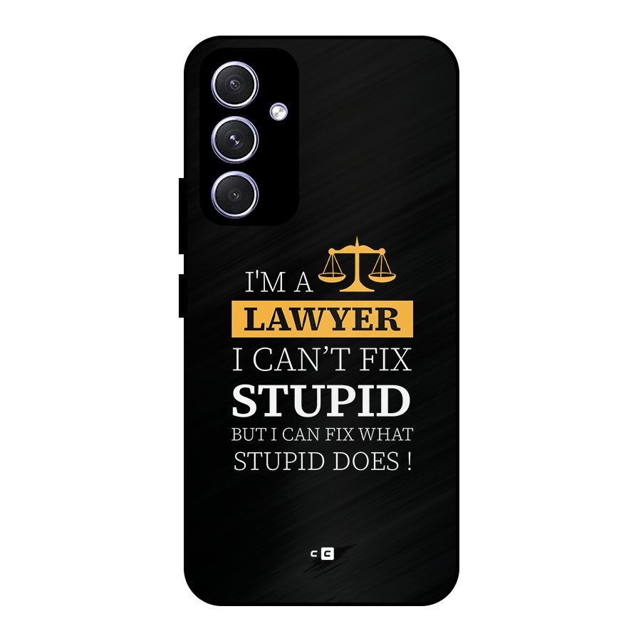 Fix Stupid Case Metal Back Case for Galaxy A54