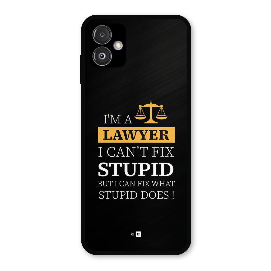 Fix Stupid Case Metal Back Case for Galaxy F14
