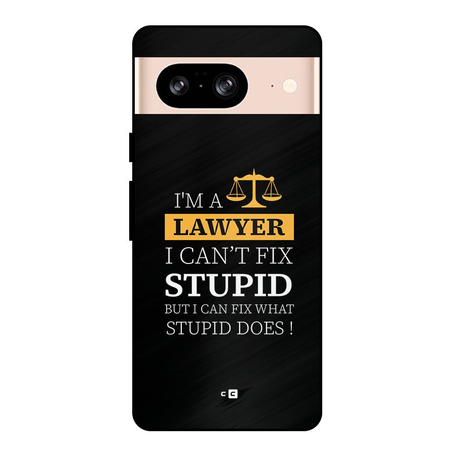 Fix Stupid Case Metal Back Case for Google Pixel 8