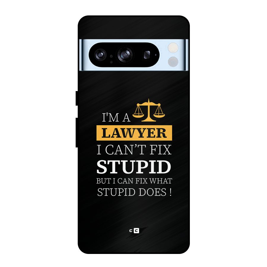 Fix Stupid Case Metal Back Case for Google Pixel 8 Pro