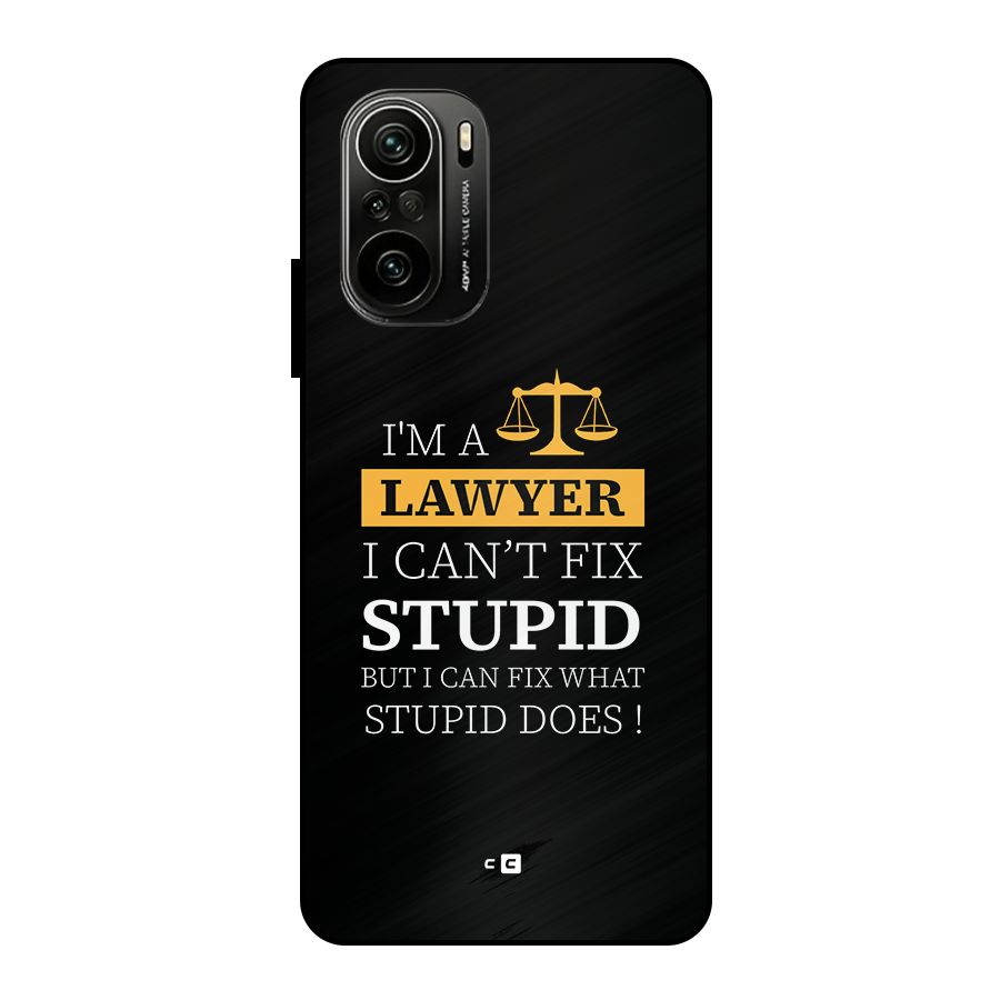 Fix Stupid Case Metal Back Case for Mi 11x