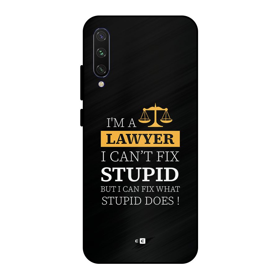 Fix Stupid Case Metal Back Case for Mi A3