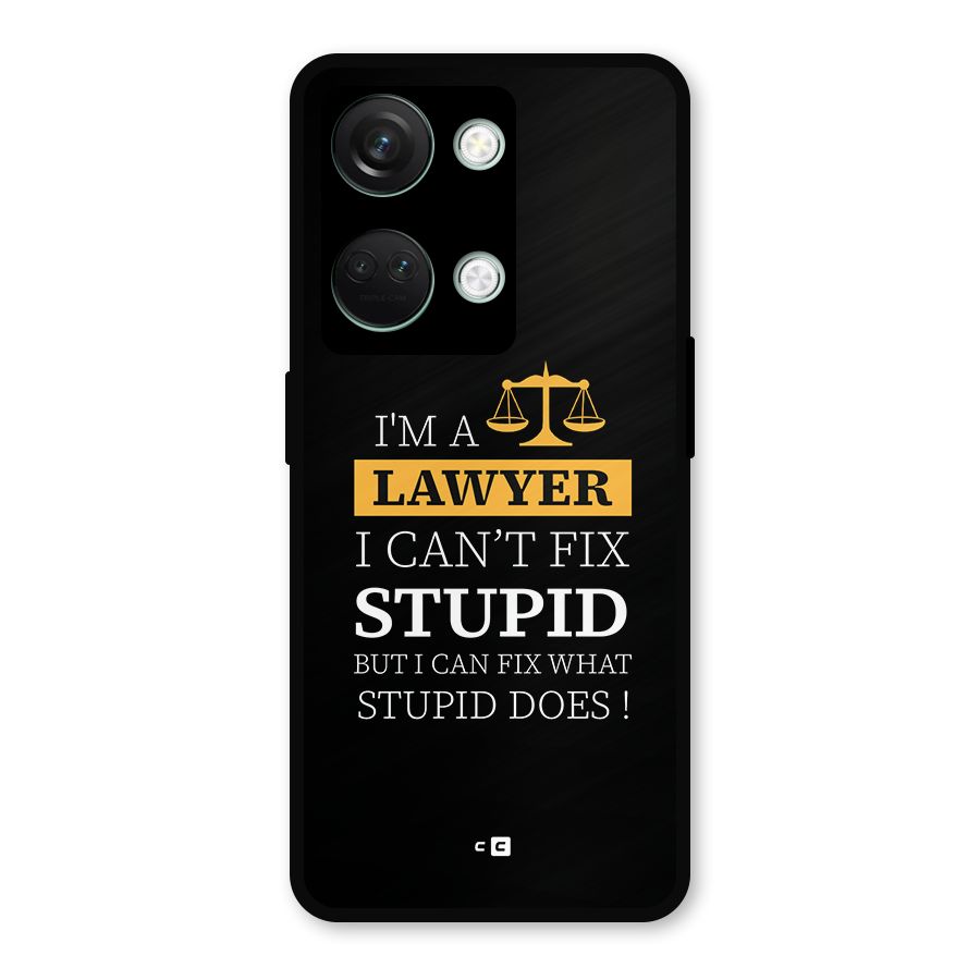 Fix Stupid Case Metal Back Case for OnePlus Nord 3