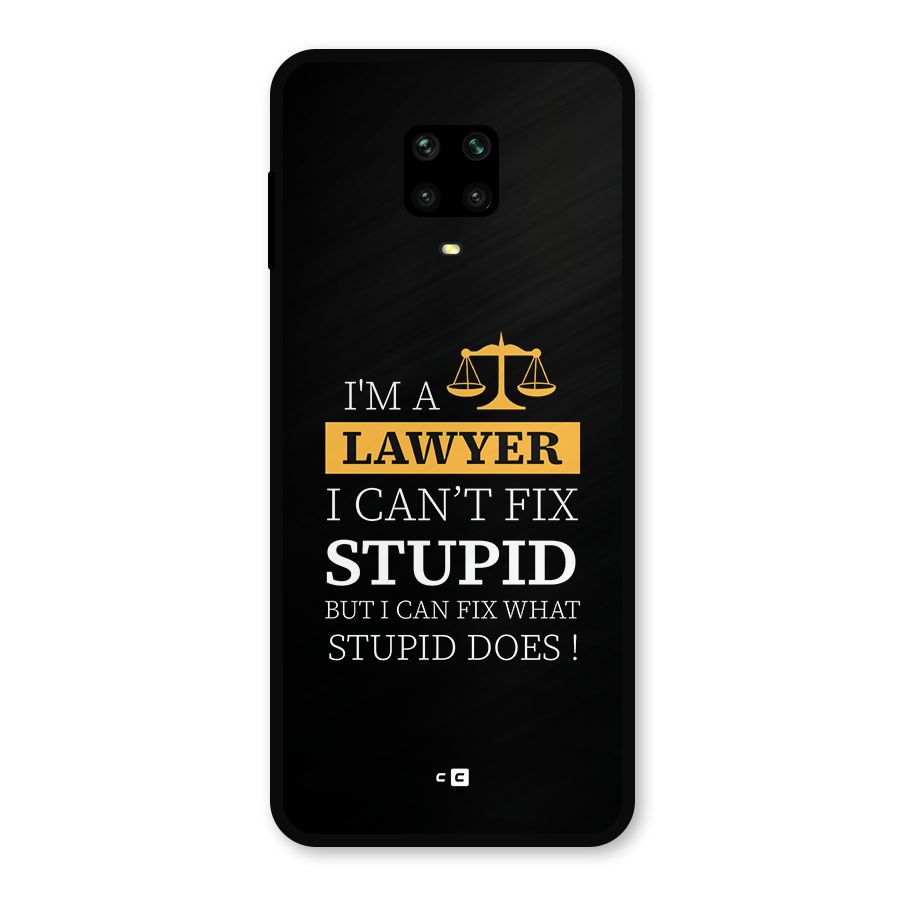 Fix Stupid Case Metal Back Case for Poco M2