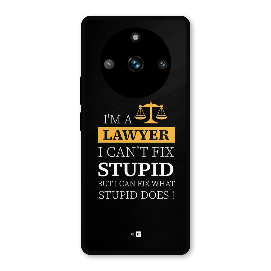 Fix Stupid Case Metal Back Case for Realme 11 Pro Plus