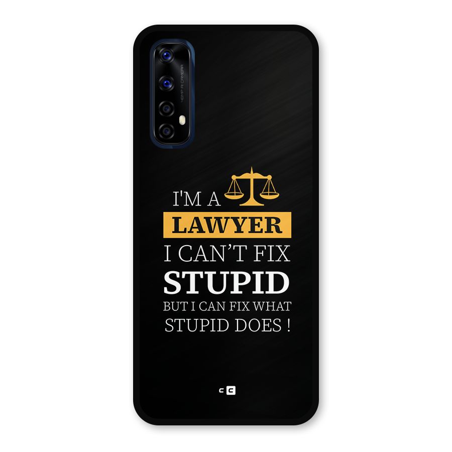 Fix Stupid Case Metal Back Case for Realme 7