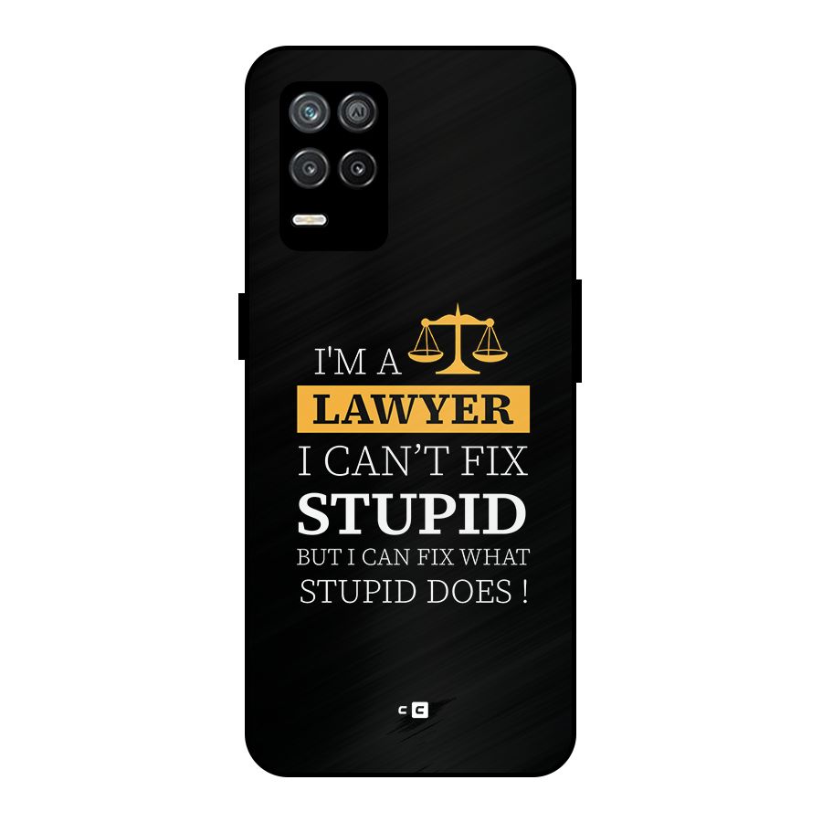 Fix Stupid Case Metal Back Case for Realme 8 5G