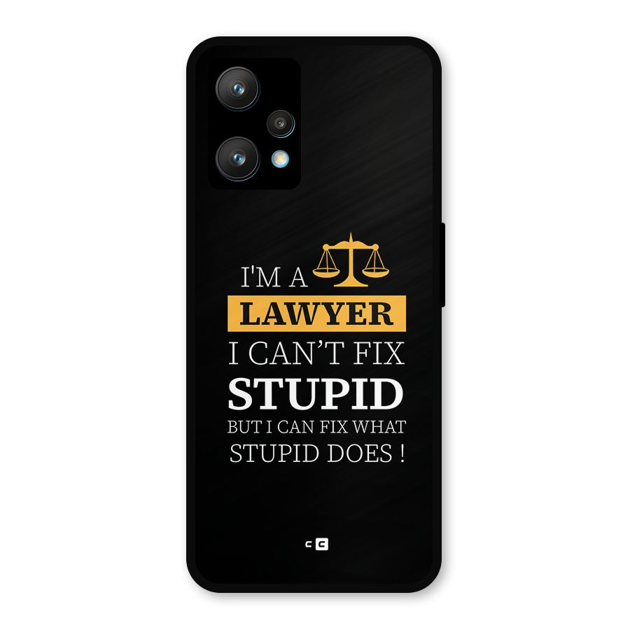 Fix Stupid Case Metal Back Case for Realme 9
