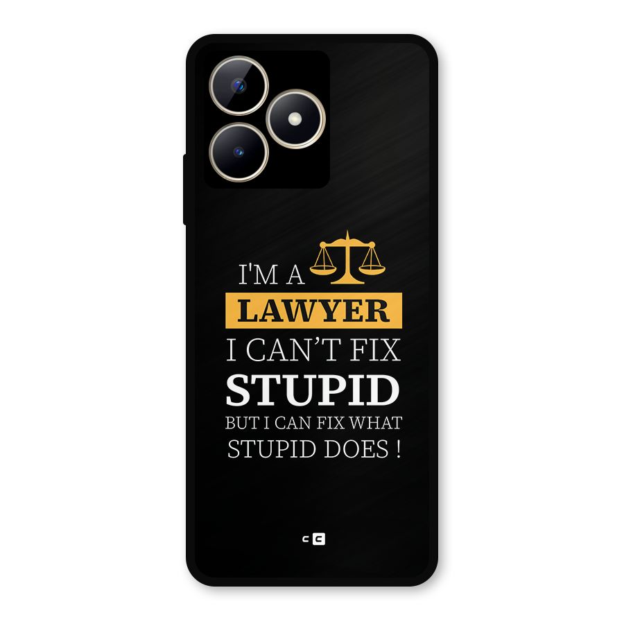 Fix Stupid Case Metal Back Case for Realme C53