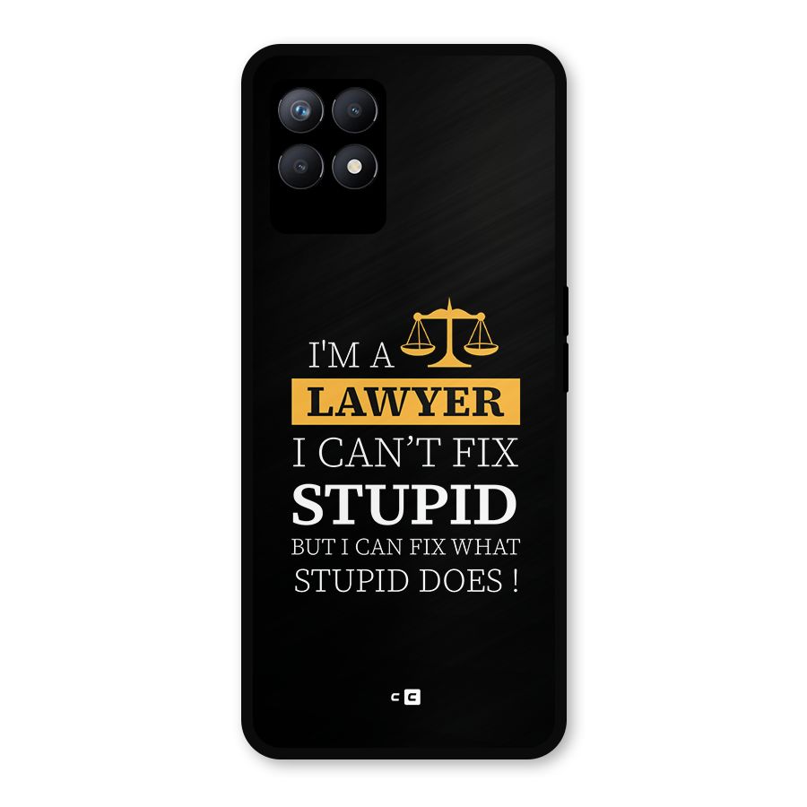 Fix Stupid Case Metal Back Case for Realme Narzo 50