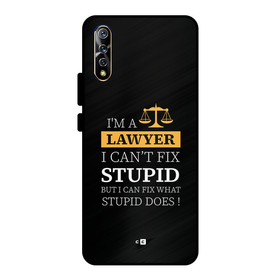 Fix Stupid Case Metal Back Case for Vivo S1