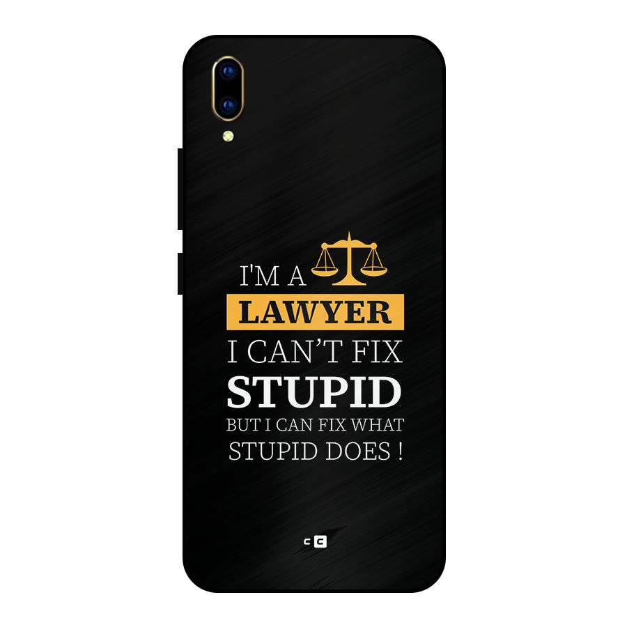 Fix Stupid Case Metal Back Case for Vivo V11 Pro