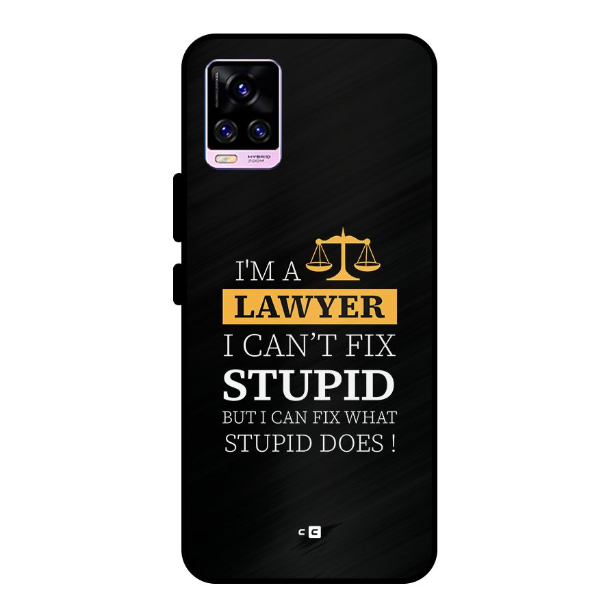 Fix Stupid Case Metal Back Case for Vivo V20 Pro