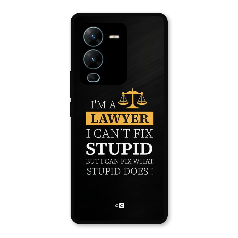 Fix Stupid Case Metal Back Case for Vivo V25 Pro