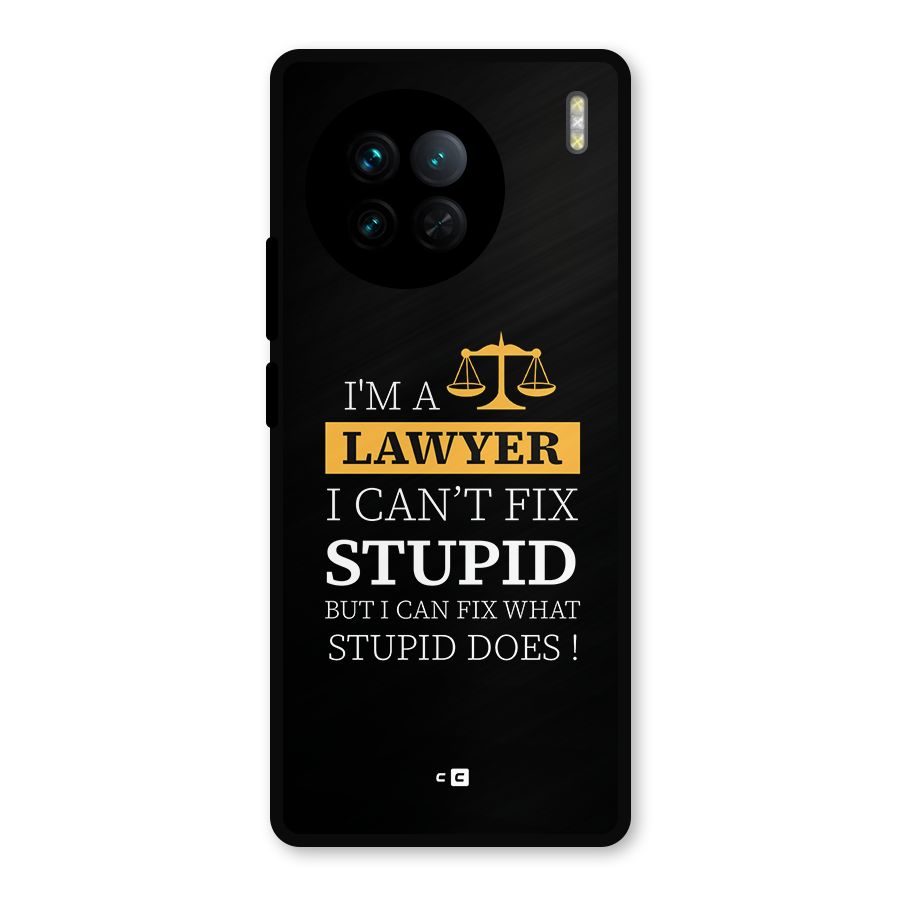 Fix Stupid Case Metal Back Case for Vivo X90