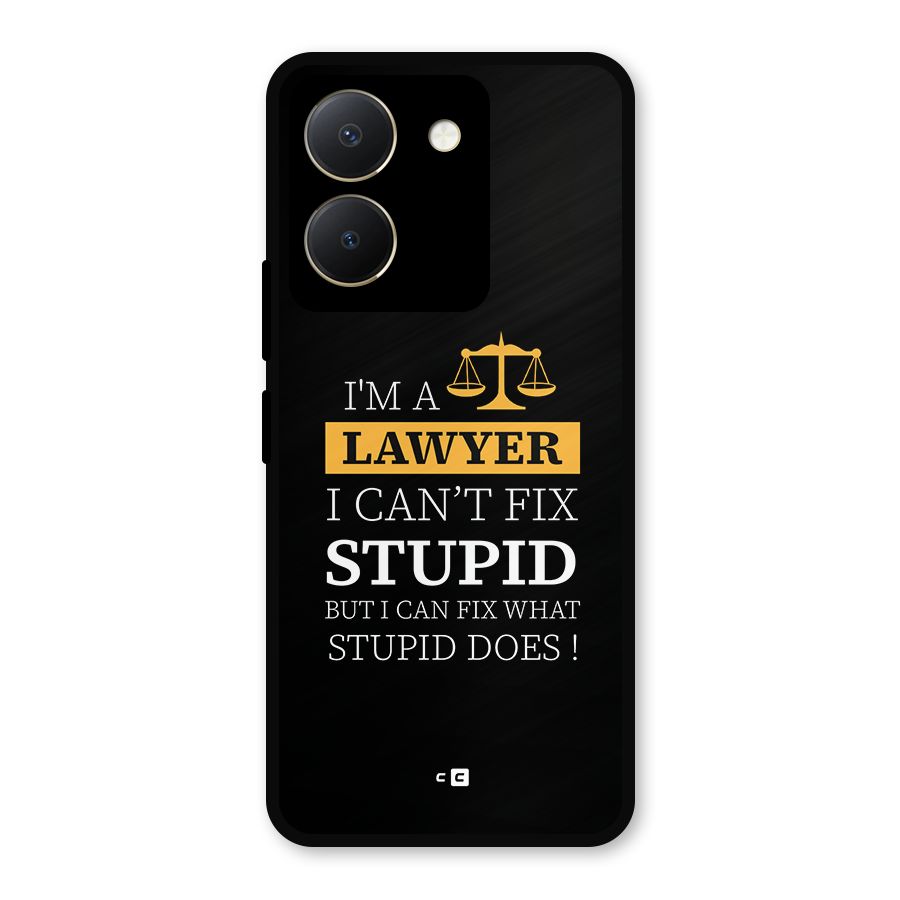 Fix Stupid Case Metal Back Case for Vivo Y36