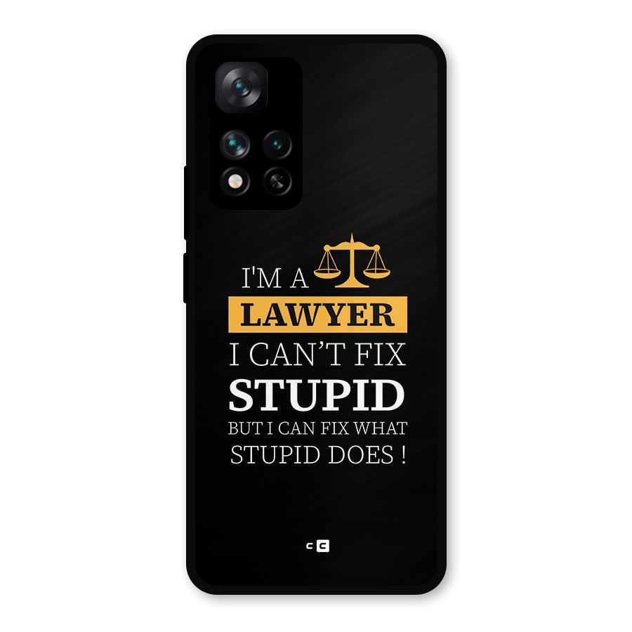 Fix Stupid Case Metal Back Case for Xiaomi 11i 5G