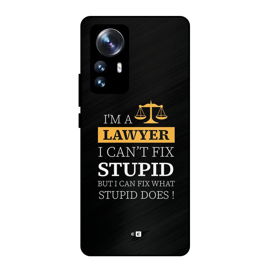 Fix Stupid Case Metal Back Case for Xiaomi 12 Pro