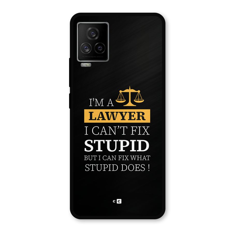 Fix Stupid Case Metal Back Case for iQOO 7 Legend 5G
