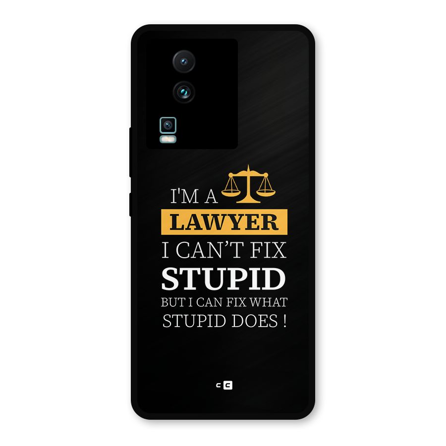 Fix Stupid Case Metal Back Case for iQOO Neo 7 Pro
