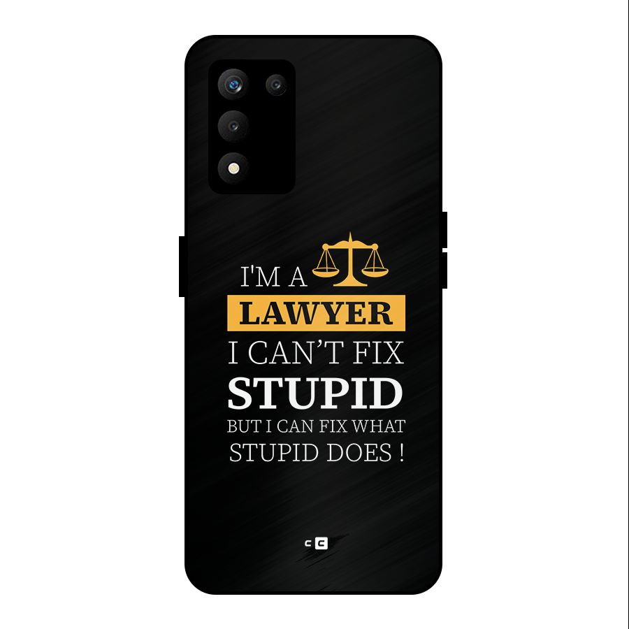 Fix Stupid Case Metal Back Case for realme 9 5G SE
