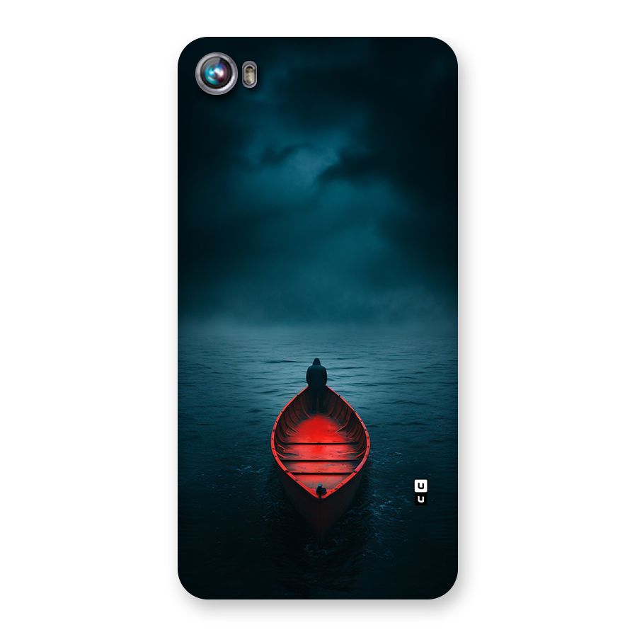 Floating Boat Back Case for Canvas Fire 4 (A107)