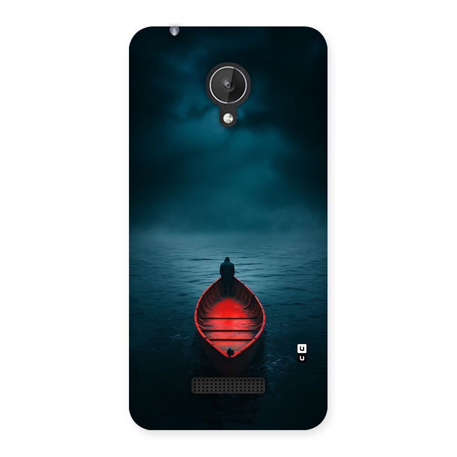 Floating Boat Back Case for Canvas Spark Q380