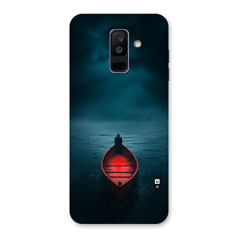 Floating Boat Back Case for Galaxy A6 Plus