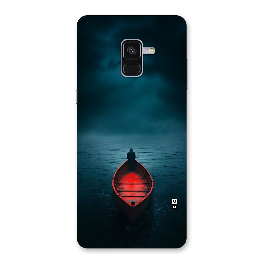 Floating Boat Back Case for Galaxy A8 Plus