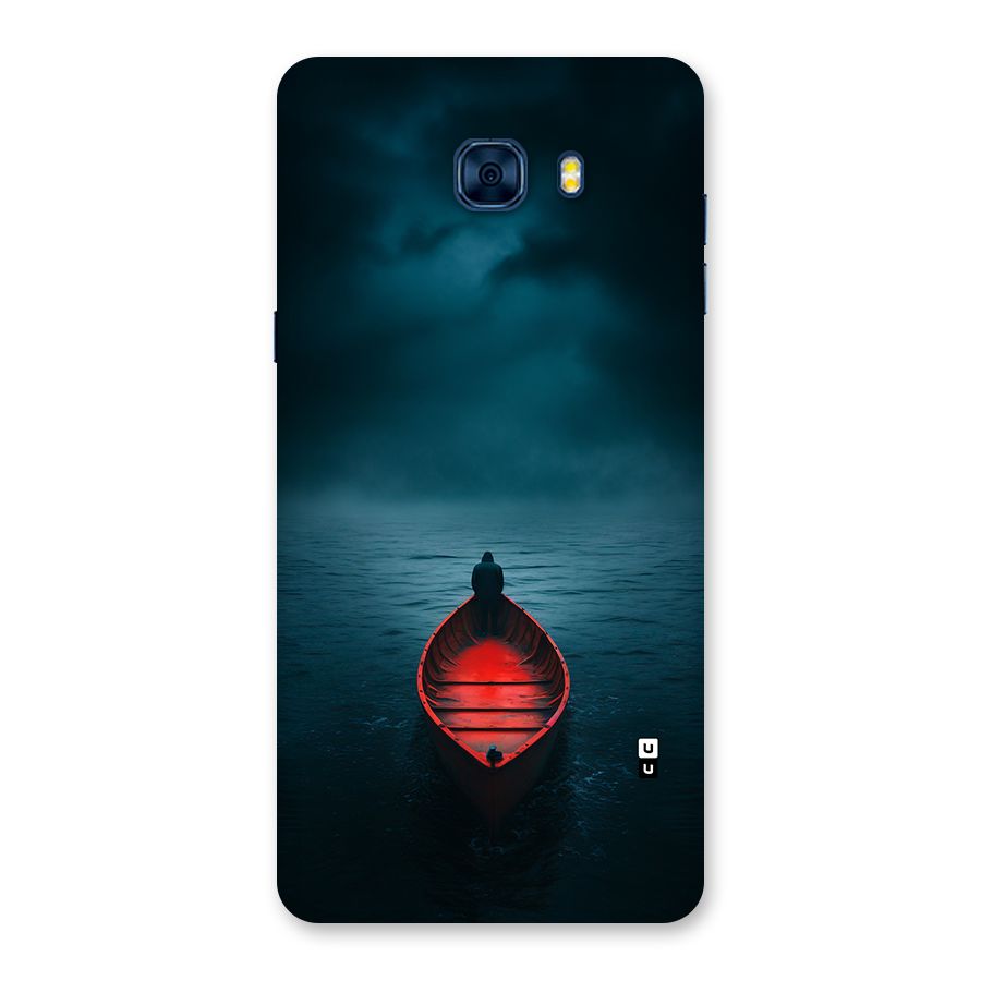 Floating Boat Back Case for Galaxy C7 Pro
