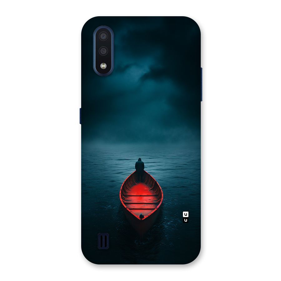Floating Boat Back Case for Galaxy M01