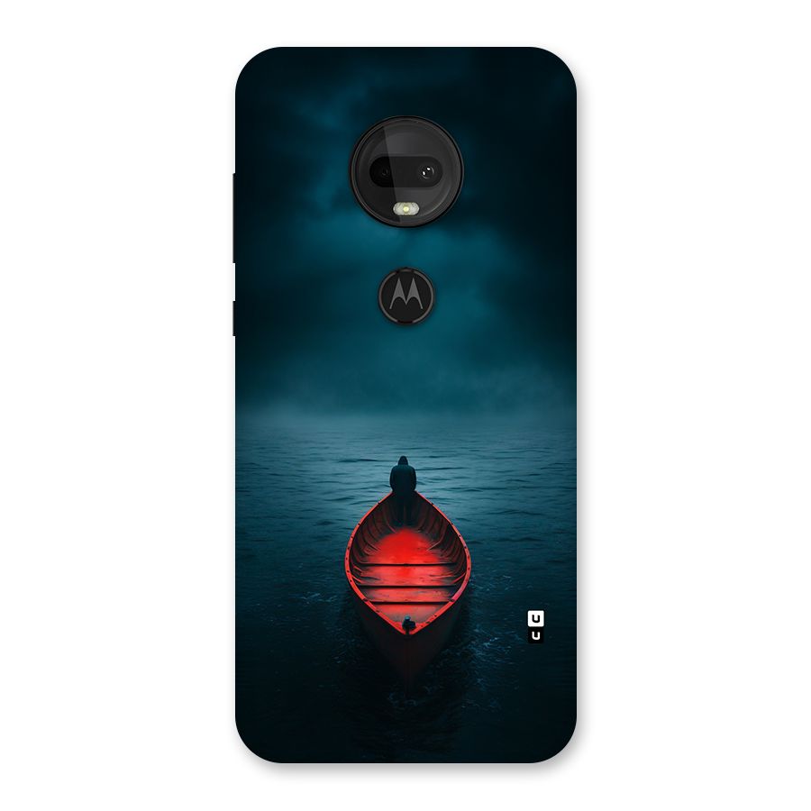 Floating Boat Back Case for Moto G7