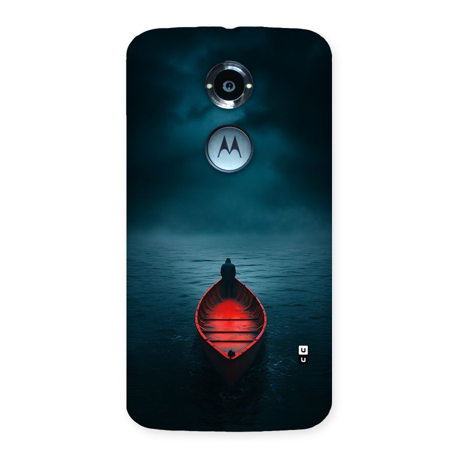 Floating Boat Back Case for Moto X2