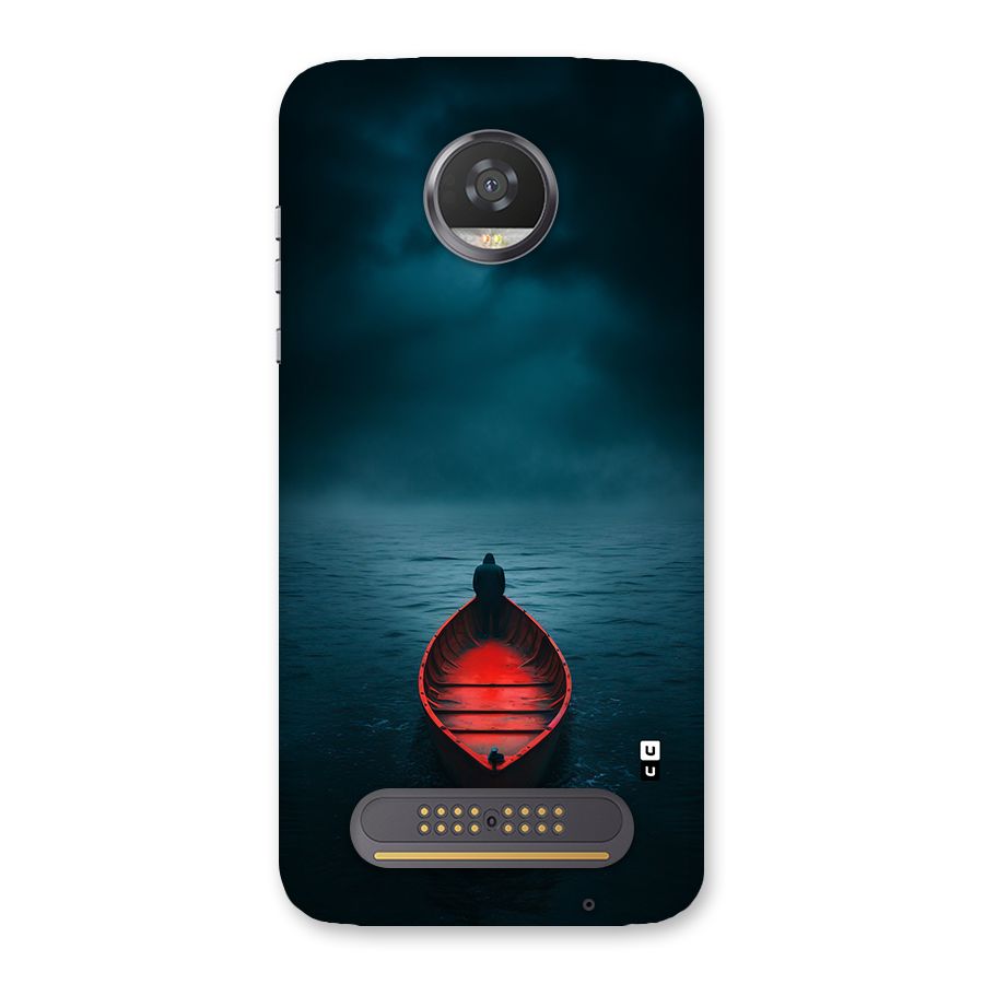 Floating Boat Back Case for Moto Z2 Play