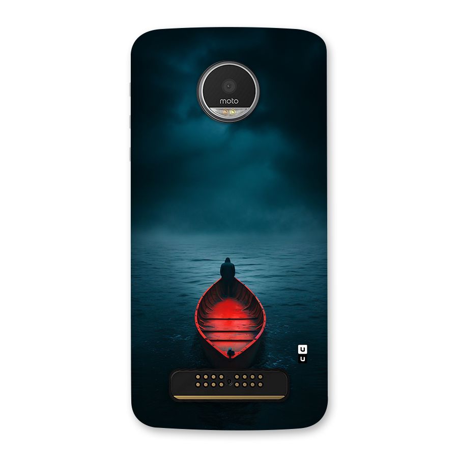 Floating Boat Back Case for Moto Z Play
