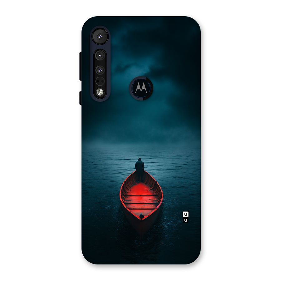 Floating Boat Back Case for Motorola One Macro