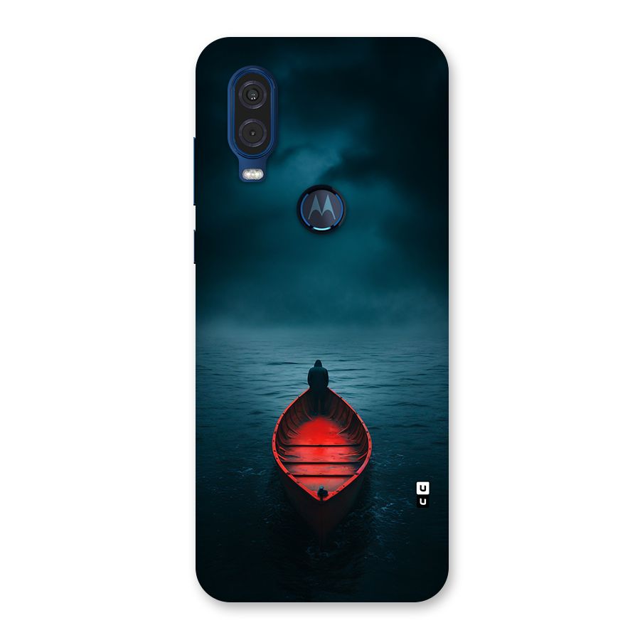 Floating Boat Back Case for Motorola One Vision