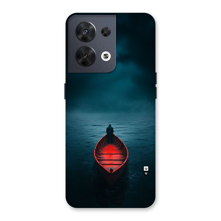 Floating Boat Back Case for Oppo Reno8 5G