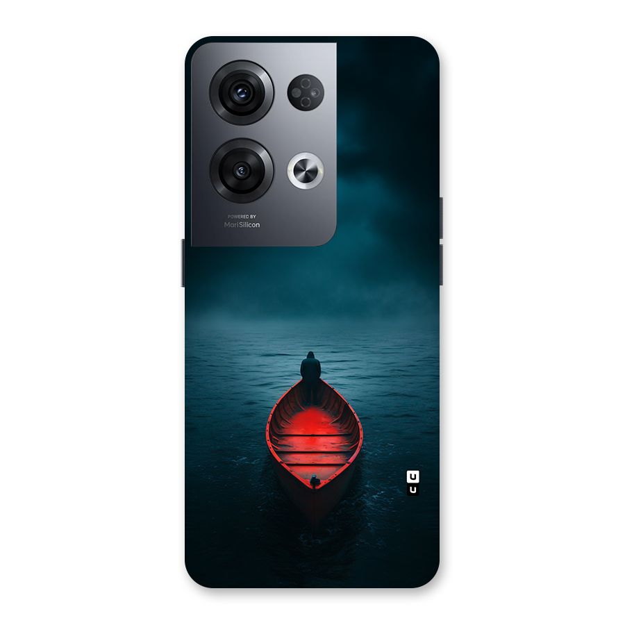 Floating Boat Back Case for Oppo Reno8 Pro 5G