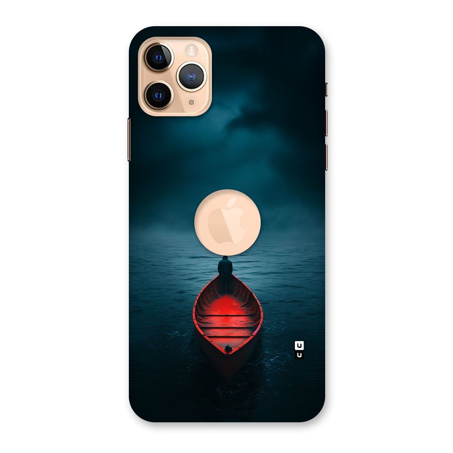 Floating Boat Back Case for iPhone 11 Pro Max Logo Cut
