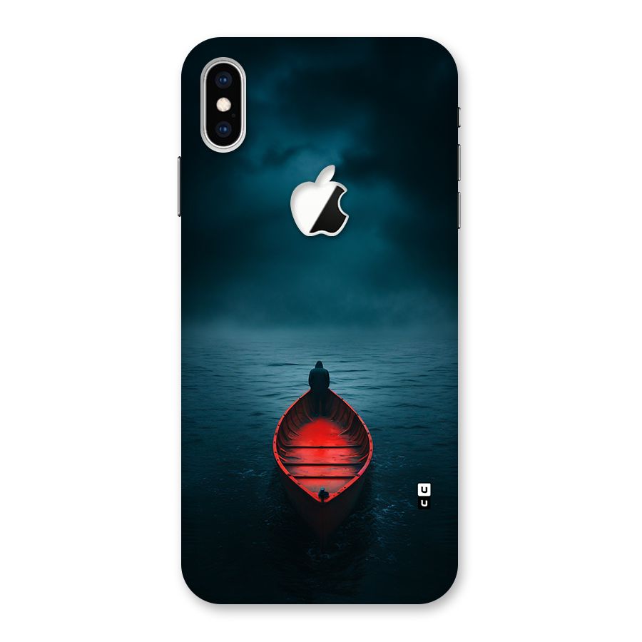 Floating Boat Back Case for iPhone XS Max Apple Cut
