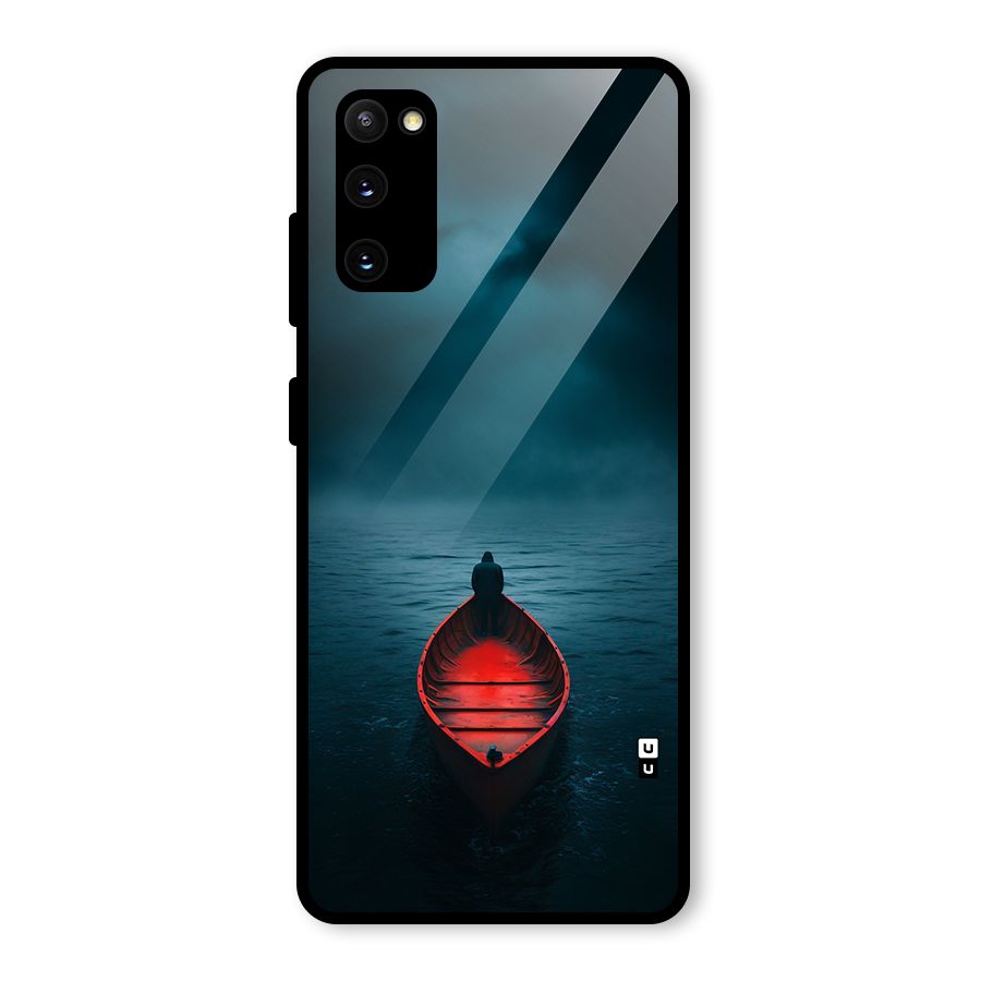 Floating Boat Glass Back Case for Galaxy S20 FE 5G