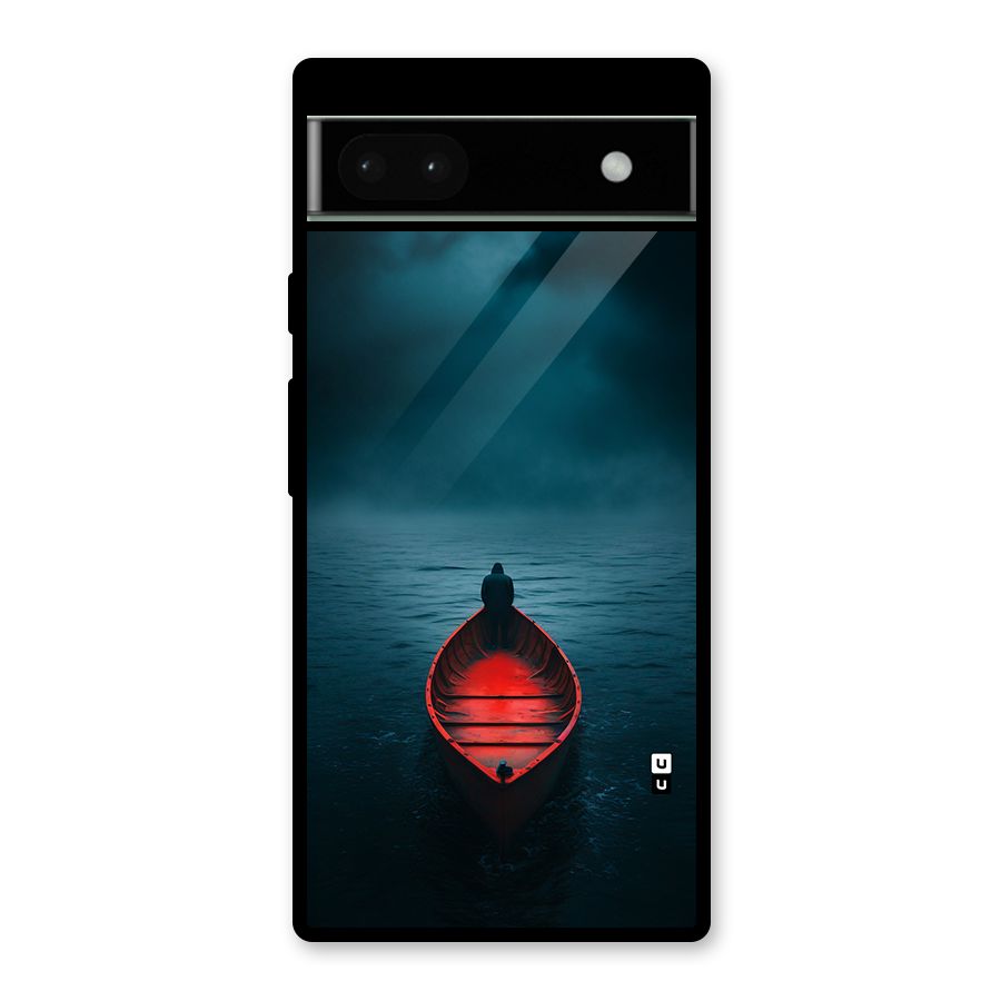 Floating Boat Glass Back Case for Google Pixel 6a