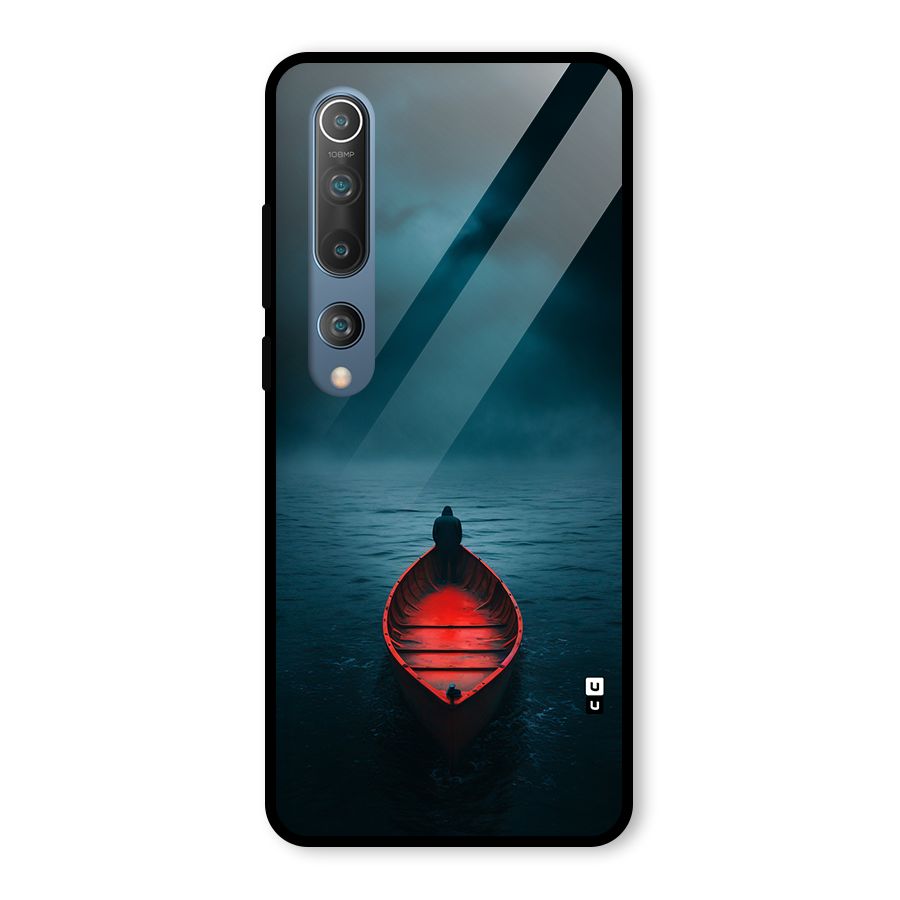 Floating Boat Glass Back Case for Mi 10