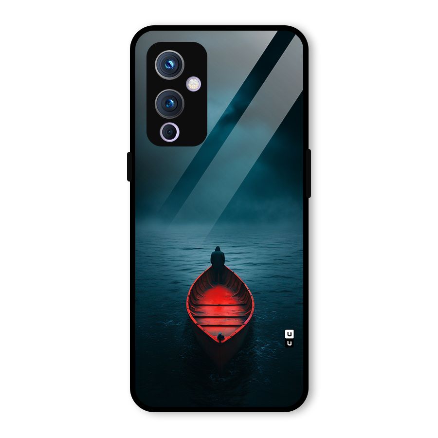 Floating Boat Glass Back Case for OnePlus 9
