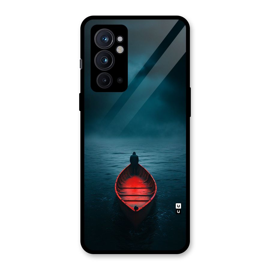 Floating Boat Glass Back Case for OnePlus 9RT 5G